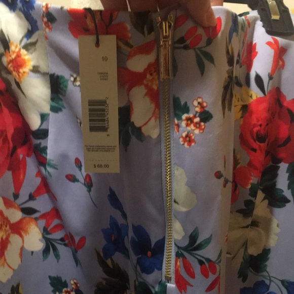 NWT TAHARI floral 🌺 midi skirt size 10 - Picture 3 of 16